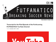 Tablet Screenshot of futfanatico.com